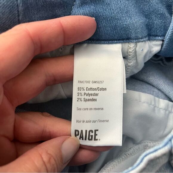 Paige Brooklyn High Waist Wide Leg Jeans 25 - Picture 2 of 8